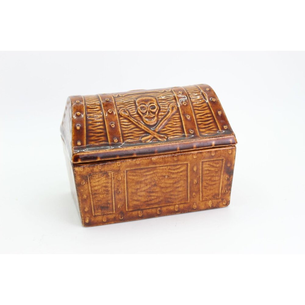 Vintage King Ceramics Lidded Treasure Chest | 1966